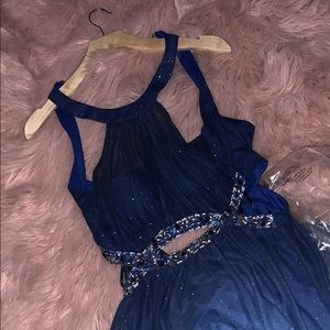 Blue Ombré Formal Dress